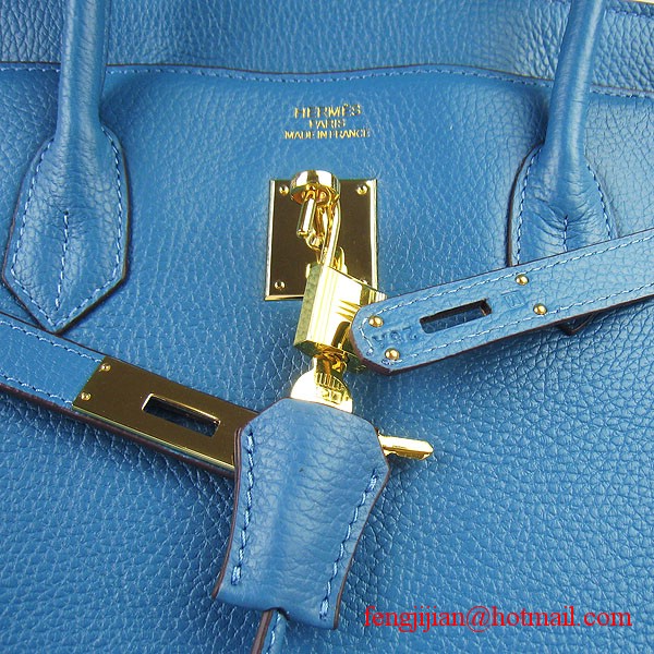 Hermes Birkin 40cm Togo Bag Blue 6099